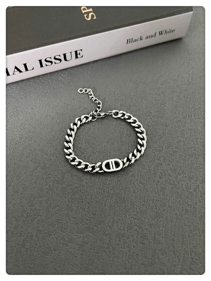 stainless steel link bracelet