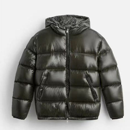 Shiny Puffer Jacke